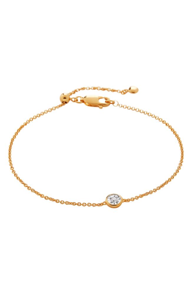 Monica Vinader Essential Diamond Bracelet in Gold Cover