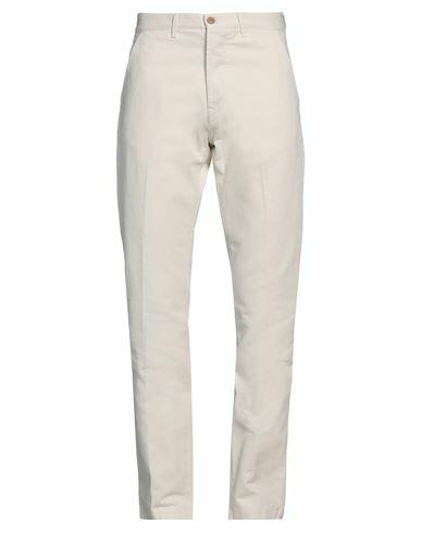 Tela Genova Man Pants Ivory Cotton Cover