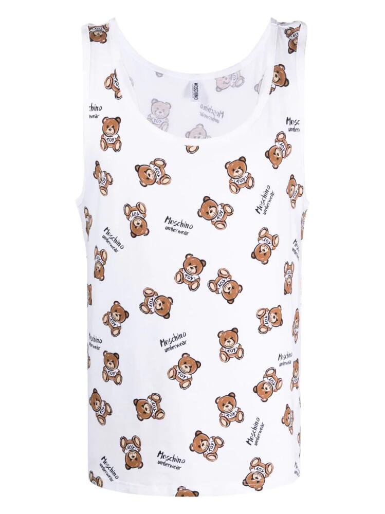 Moschino Teddy Bear-motif top - White Cover