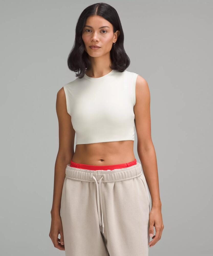 lululemon Wundermost Ultra-Soft Nulu Super-Cropped Tank Top Cover