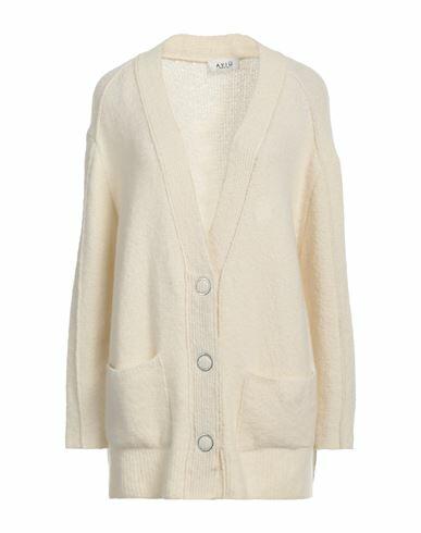 Aviù Woman Cardigan Ivory Cashmere, Polyamide, Wool, Elastane Cover