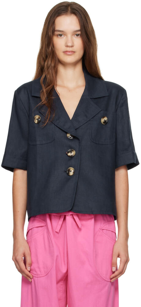 Caro Editions Navy Paloma Jacket Cover