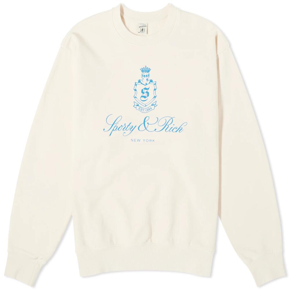 Sporty & Rich Vendome Crew Sweat in Cream Cover