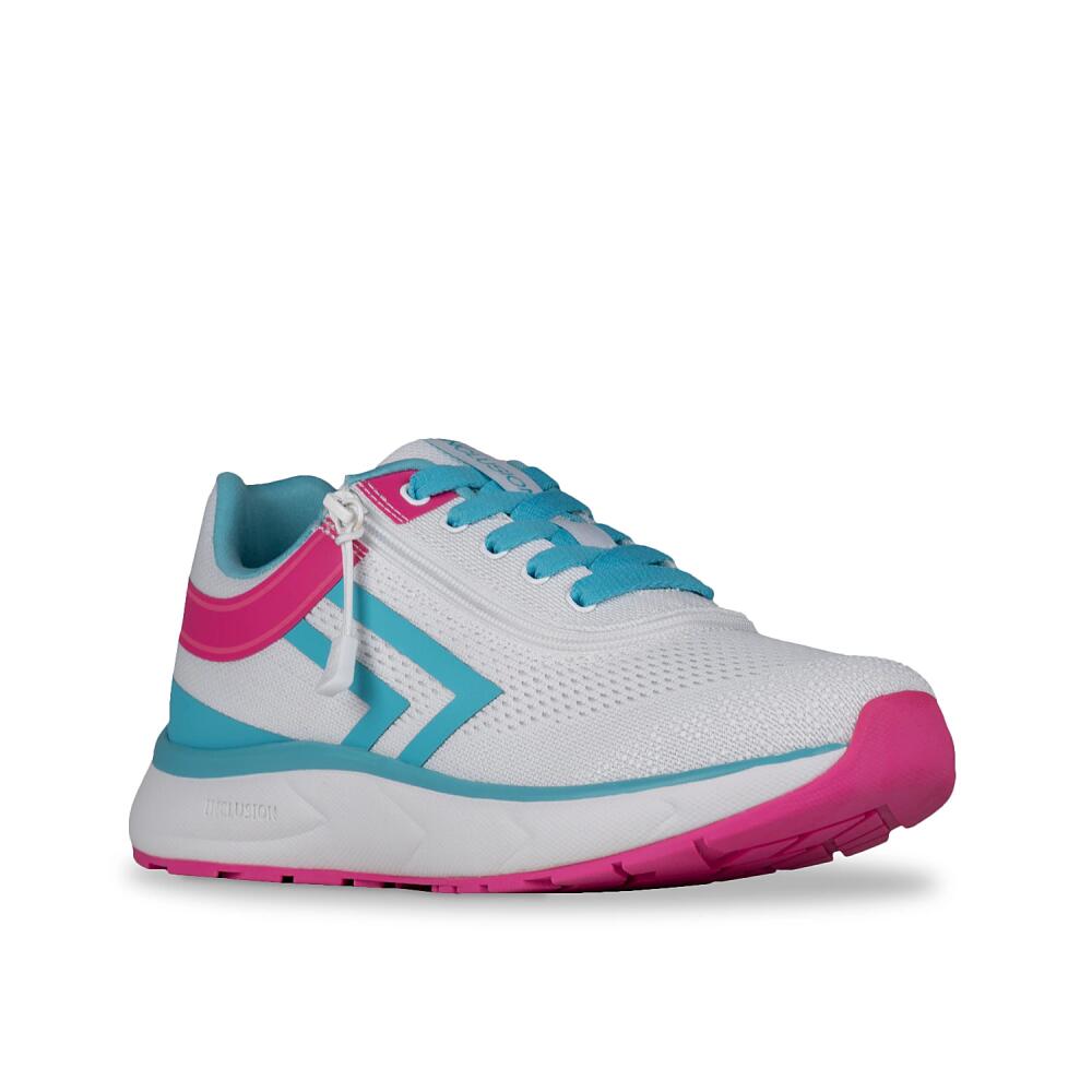 BILLY Footwear Wide Width Inclusion Too Sneaker | Women's | Off White/Blue/Pink Cover