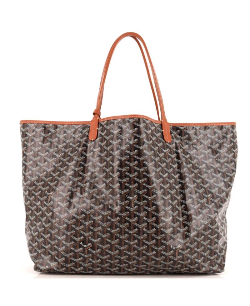 Pre-Owned Goyard Gm Saint Louis Tote Coated Canvas Cover