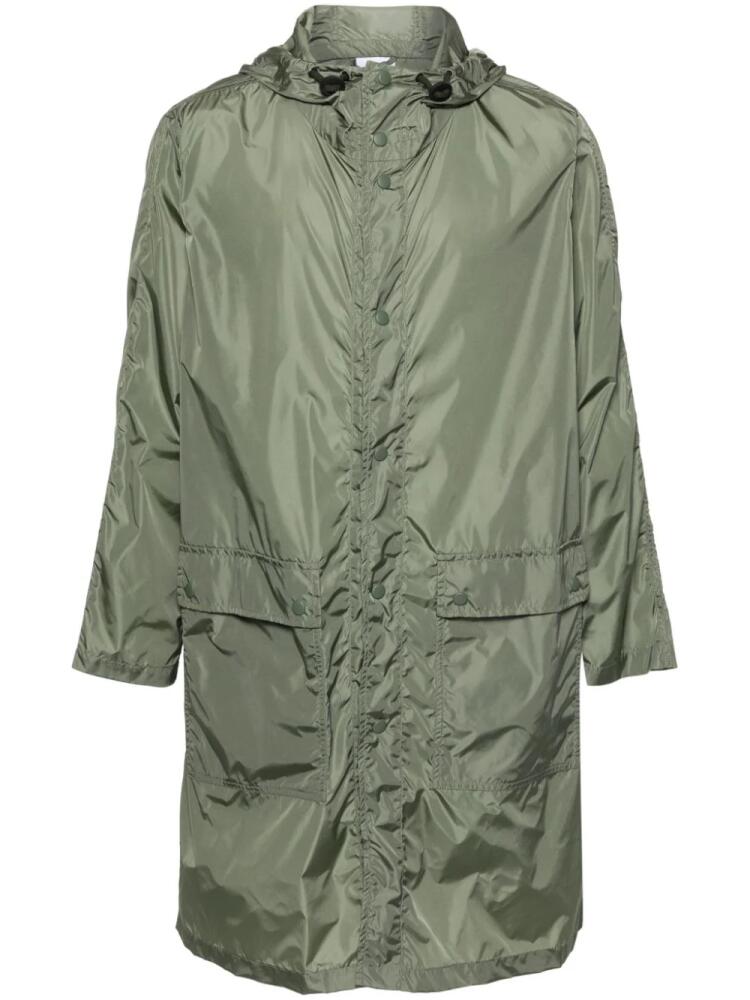 ASPESI lightweight hooded raincoat - Green Cover