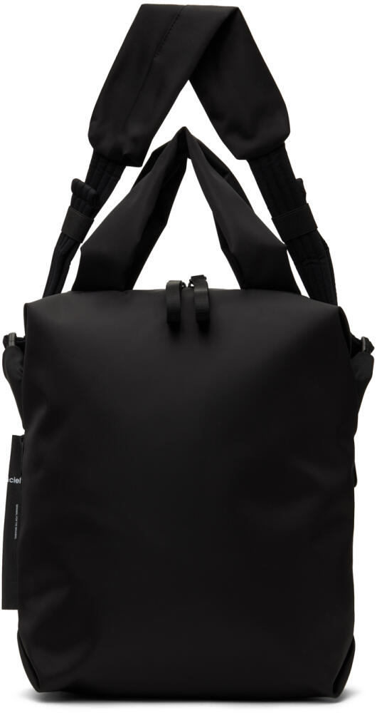 Côte&Ciel Black Rour Sleek Backpack Cover