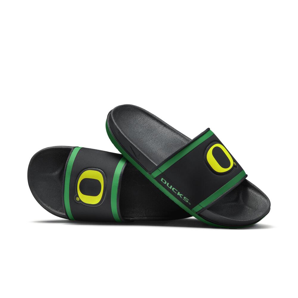 Nike Men's Offcourt (Oregon) Slides in Black Cover