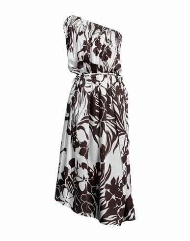 N°21 Woman Midi dress Dark brown Polyester Cover