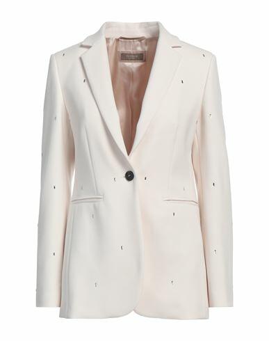 Peserico Woman Blazer Ivory Polyester, Viscose, Cotton, Elastane Cover