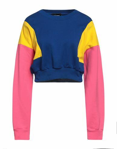 Dsquared2 Woman Sweatshirt Bright blue Cotton, Elastane Cover