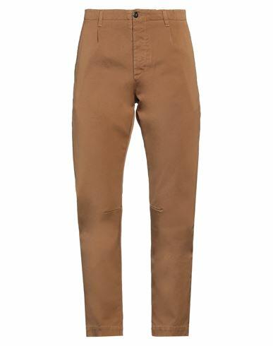 Novemb3r Man Pants Camel Cotton Cover