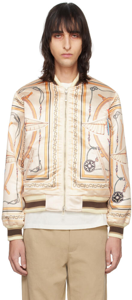 Rhude Multicolor Nautica Bomber Jacket Cover