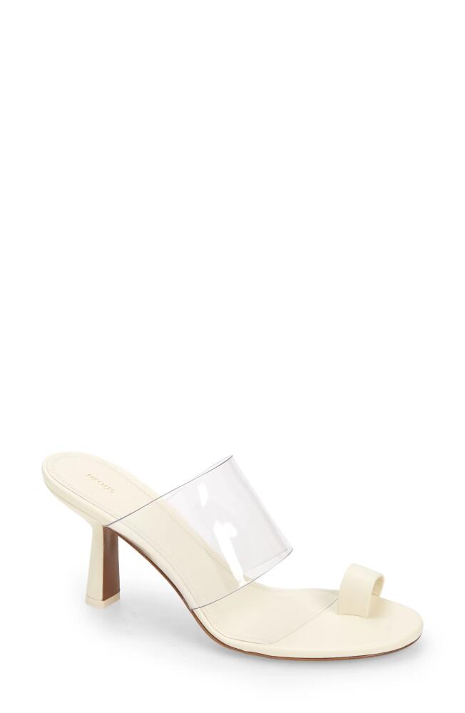 NEOUS Chost Toe Loop Sandal in Cream/Transparent Cover