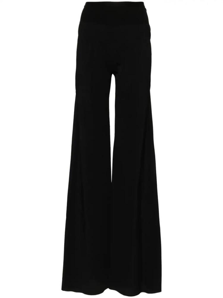 Rick Owens Bias flare-leg trousers - Black Cover