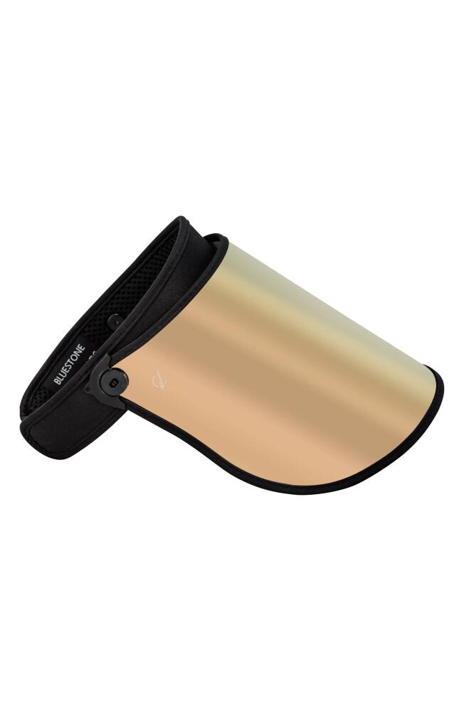 Bluestone Sunshields Full Lux Visor in Black/Rose Gold Champagne Cover