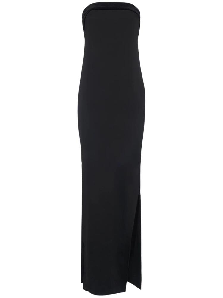 TOM FORD Double Silk Georgette Strapless Dress Cover