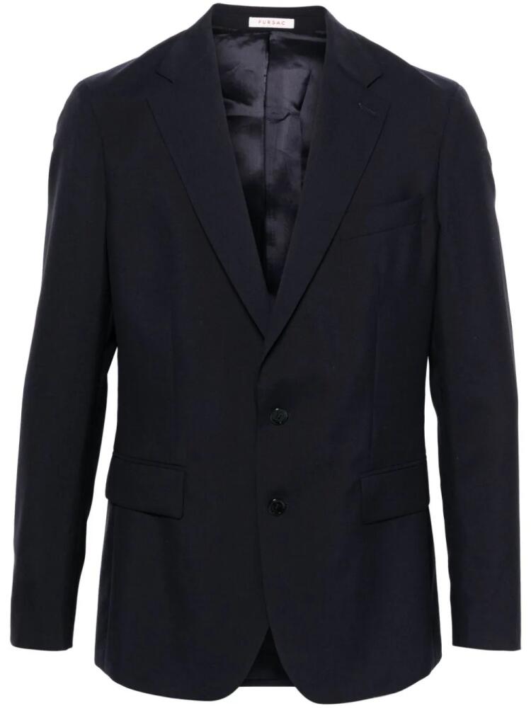 FURSAC virgin wool blazer - Blue Cover