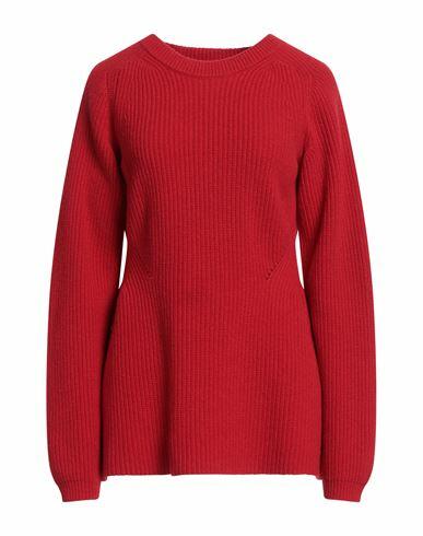 Semicouture Woman Sweater Red Wool, Polyamide Cover