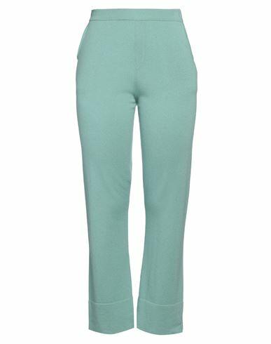 Allude Woman Pants Light green Cashmere Cover