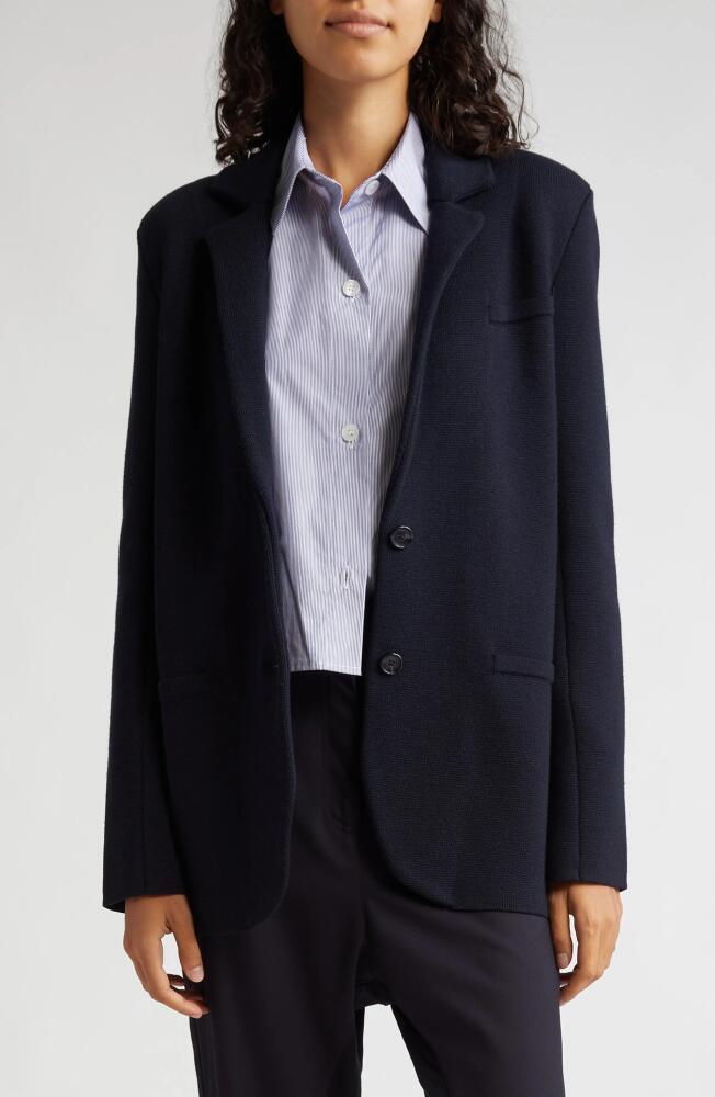 TWP Wool Knit Blazer in Midnight Cover