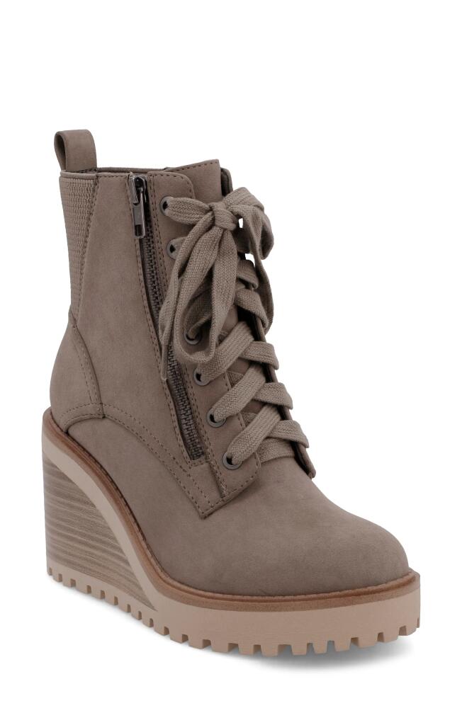 MIA Cyan Platform Wedge Bootie in Taupe Cover