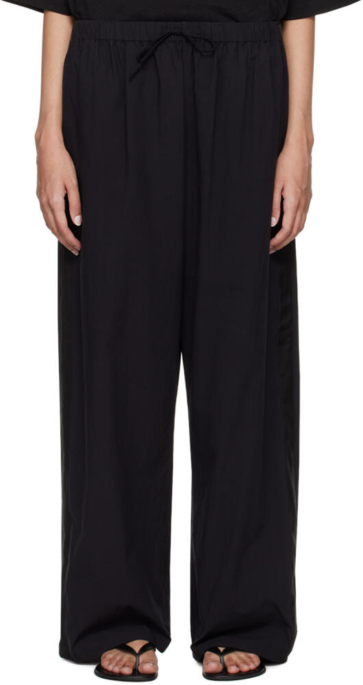 The Row Black Hubert Trousers Cover