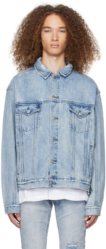 Ksubi Blue Oh G Denim Jacket Cover