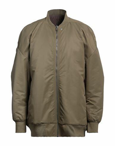 Drkshdw By Rick Owens Man Jacket Military green Polyamide, Cotton Cover