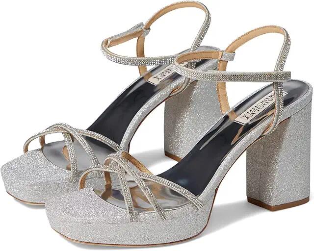 Badgley Mischka Frida (Silver) Women's Shoes Cover