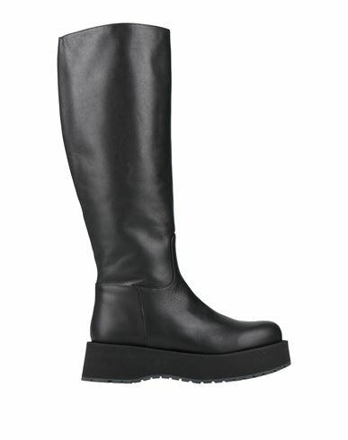 Paloma Barceló Woman Boot Black Soft Leather Cover