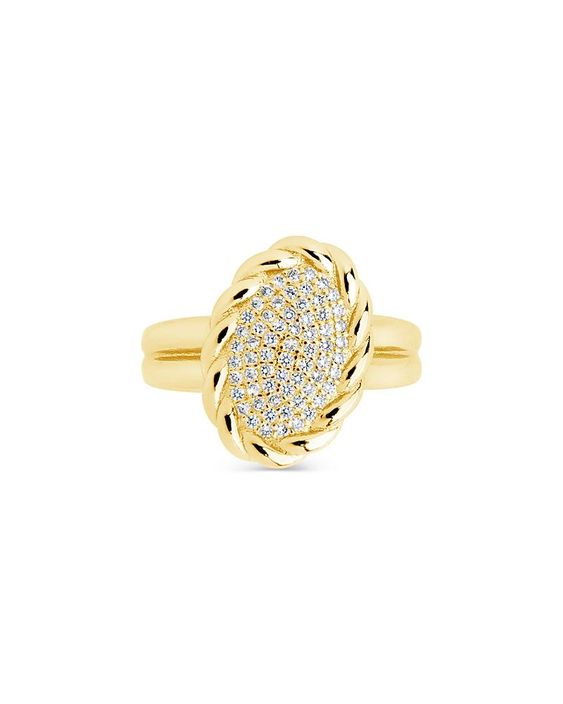 Sterling Forever Galette Ring in 14K Gold Plated Cover