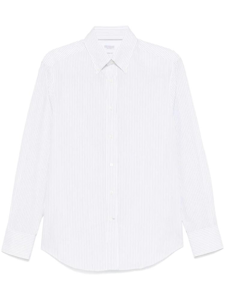 Brunello Cucinelli striped shirt - White Cover