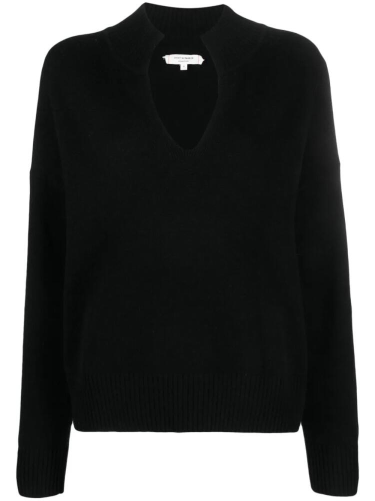 Chinti & Parker V-neck cashmere jumper - Black Cover