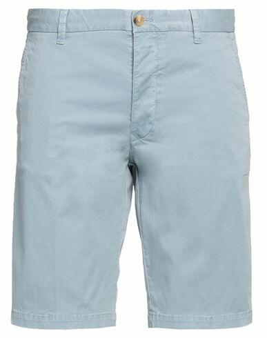 Blauer Man Shorts & Bermuda Shorts Light blue Cotton, Elastane Cover