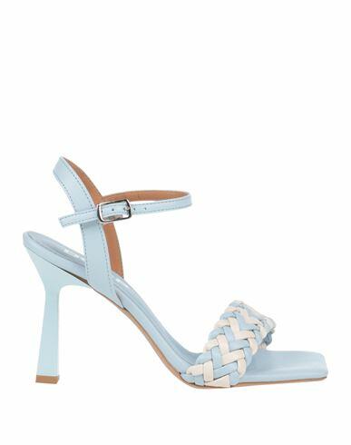 Doop Woman Sandals Sky blue Leather Cover