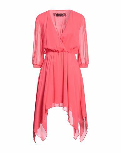 Patrizia Pepe Sera Woman Mini dress Coral Viscose Cover