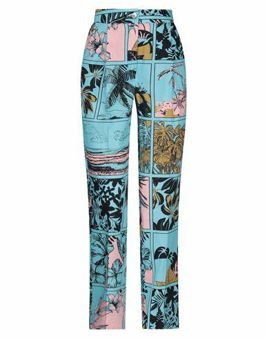 Sfizio Woman Pants Azure Cotton Cover