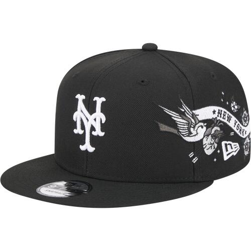 New Era Mets City Art - Mens Black/White Cover