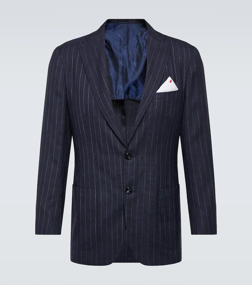 Kiton Cashmere, silk, and linen tuxedo jacket Cover