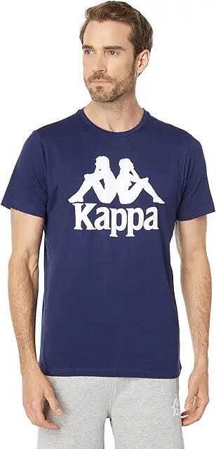 Kappa Authentic Estessi (Blue Marine/White) Men's Clothing Cover