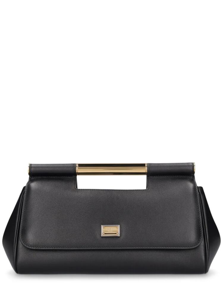 DOLCE & GABBANA Sicily Elongated Leather Top Handle Bag Cover