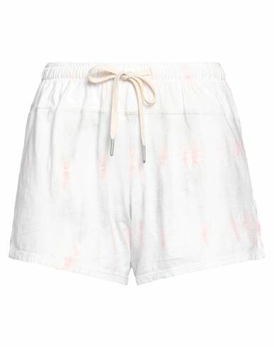 John Elliott Woman Shorts & Bermuda Shorts White Cotton Cover