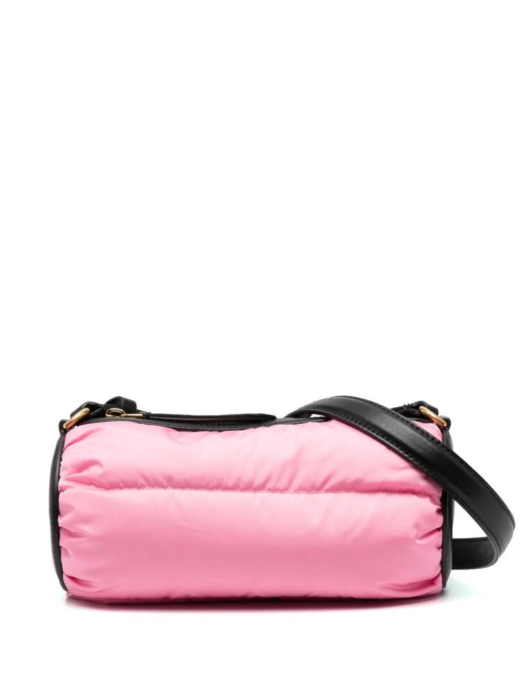 Moncler logo padded shoulder bag - Pink Cover