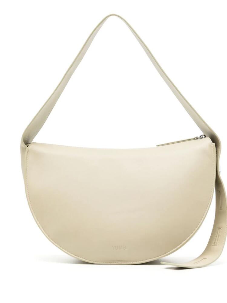 Yu Mei Antonia leather shoulder bag - Neutrals Cover