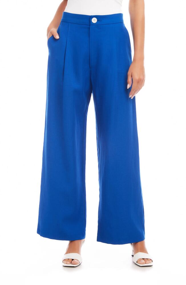 Karen Kane Wide Leg Pants in Blue Cover