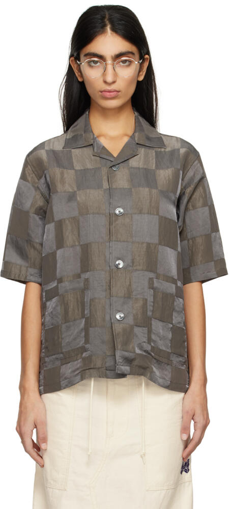 NEEDLES Gray Cabana Shirt Cover