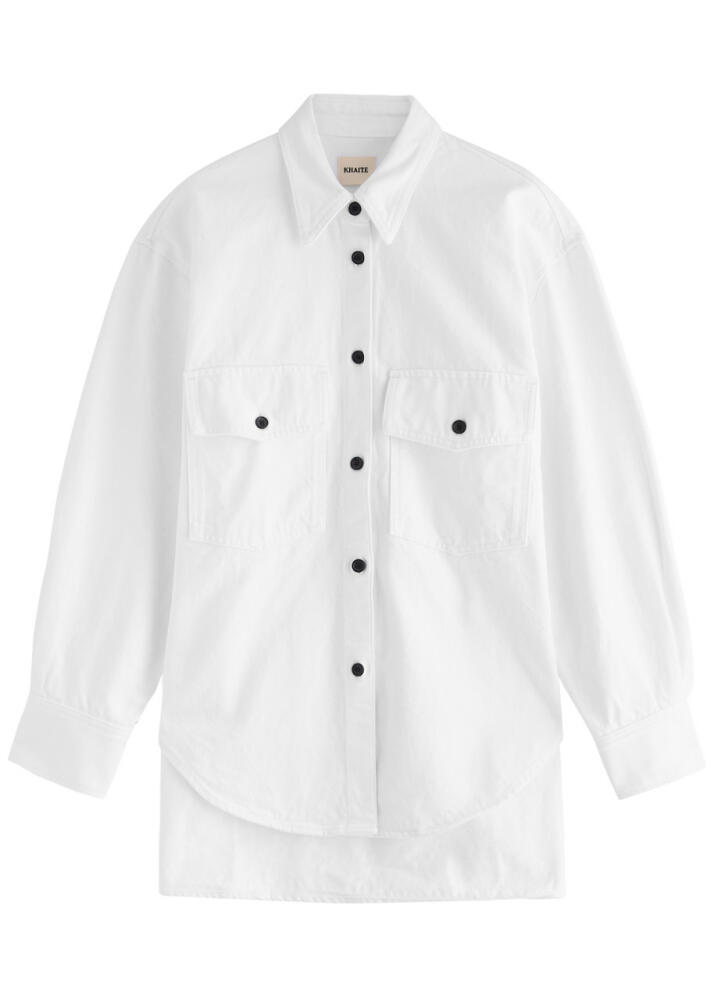 Khaite Mahmet Denim Shirt - White Cover