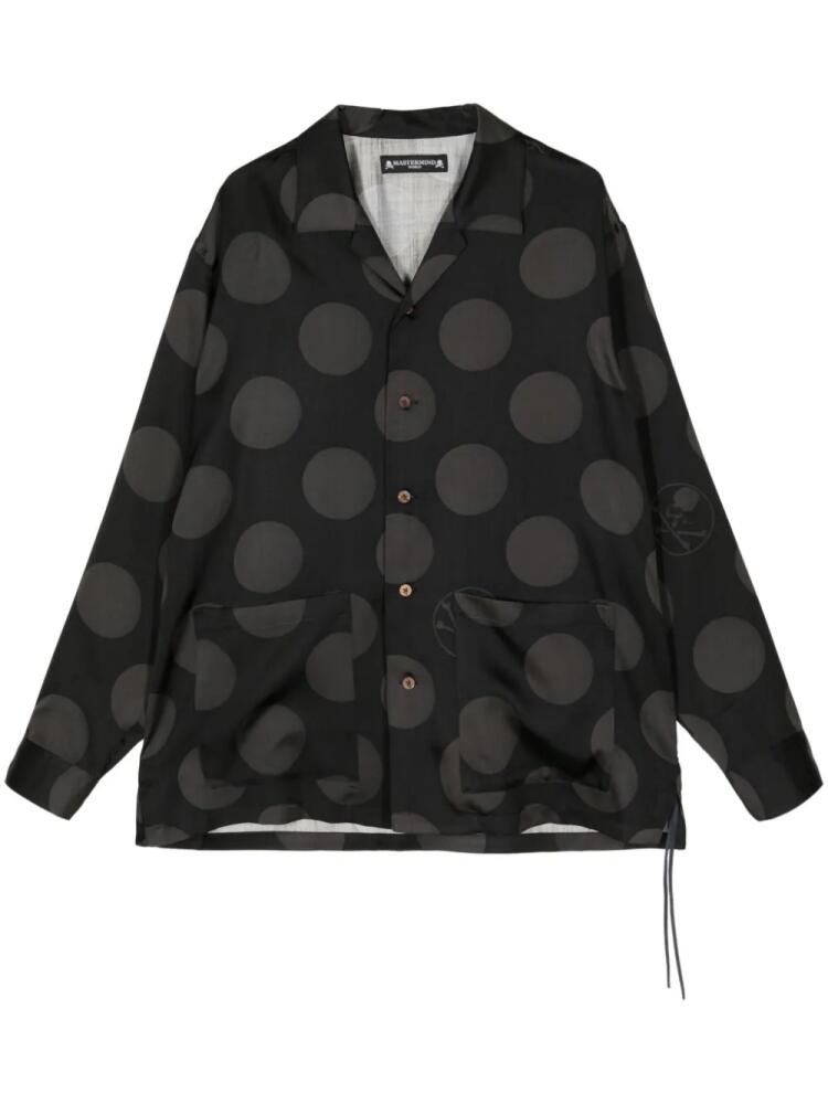 Mastermind World polka-dot silk shirt - Black Cover