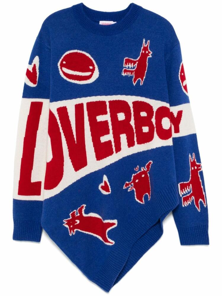 Charles Jeffrey Loverboy Topsy Turvy Loverboy Lojo jumper - Blue Cover